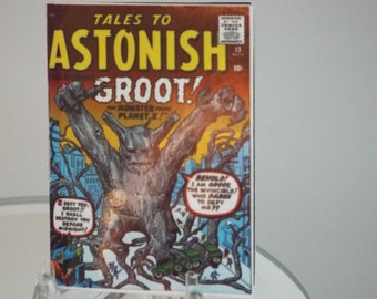 Mini 1959 Golden Era Comic 'Tales to Astonish #13 GROOT' Barbie  1/6 Playscale opening 26 pages comic pages  vintage REPLICA