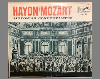 Miniature  Vintage Classical   'Haydn  Mozart Symphony Concert'    Record Album -  Dollhouse  1/6     1/12    1/24  -   playscale miniature