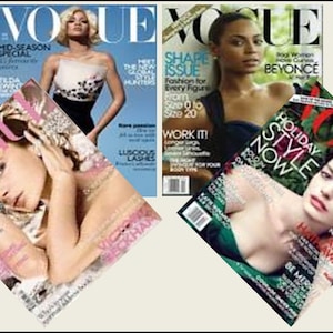 4 Miniature   &#39;fashion&#39;   Magazines  -  Dollhouse 1:6    1/12    1/24    1/48   miniature  scale