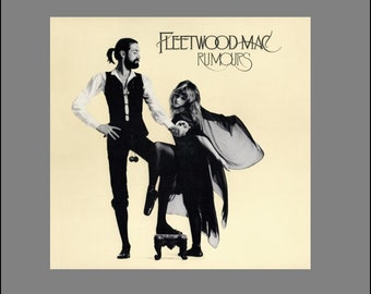 Miniature  Vintage  'Fleetwood Mac -  Rumours'    Record Album -  Dollhouse   1/6   1/12   1/24  playscale miniature accessory