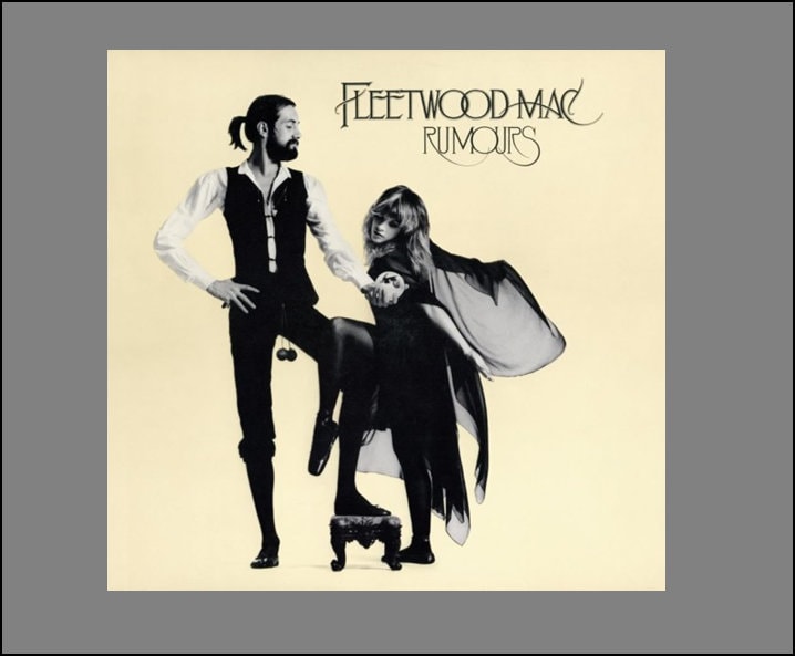 Miniatuur vintage 'Fleetwood Mac - Rumours' recordalbum - Dollhouse 1/6 1/12 1/24 miniatuurspeelschaal accessoire