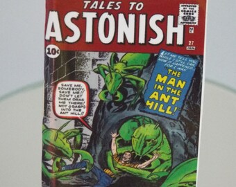 Mini 1959 Golden Age Comic 'Tales to Astonish #27 Man in the Ant Hill'  Barbie 1/6 scale opening 26 pages comic pages  vintage REPLICA