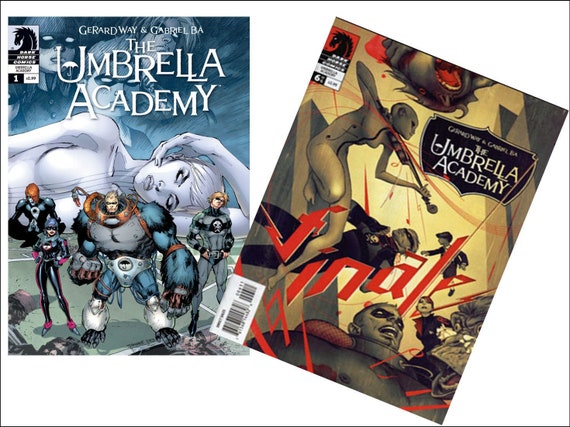 2 Miniature Umbrella Academy Comics Dollhouse 1 3 Etsy