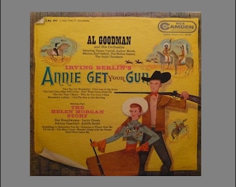 Mini Vintage 'ANNIE get your GUN'  Musical Record Album -  Dollhouse   1/6   1/12   1/24   playscale miniature accessory