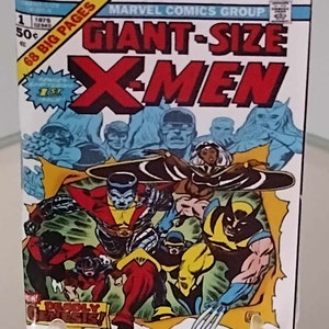 Mini  &#39; GIANT X-MEN #1 Miniature  Diorama size 1/6 scale opening 22 pages original comic REPLICA