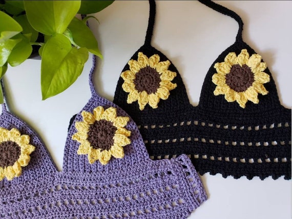 flower crochet top