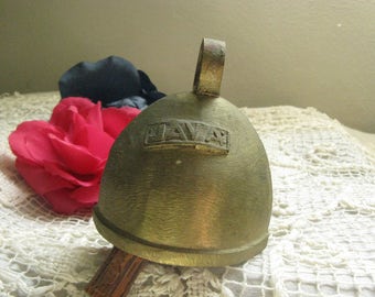 Java Brass Bell, Indonesia, Primitive Decor