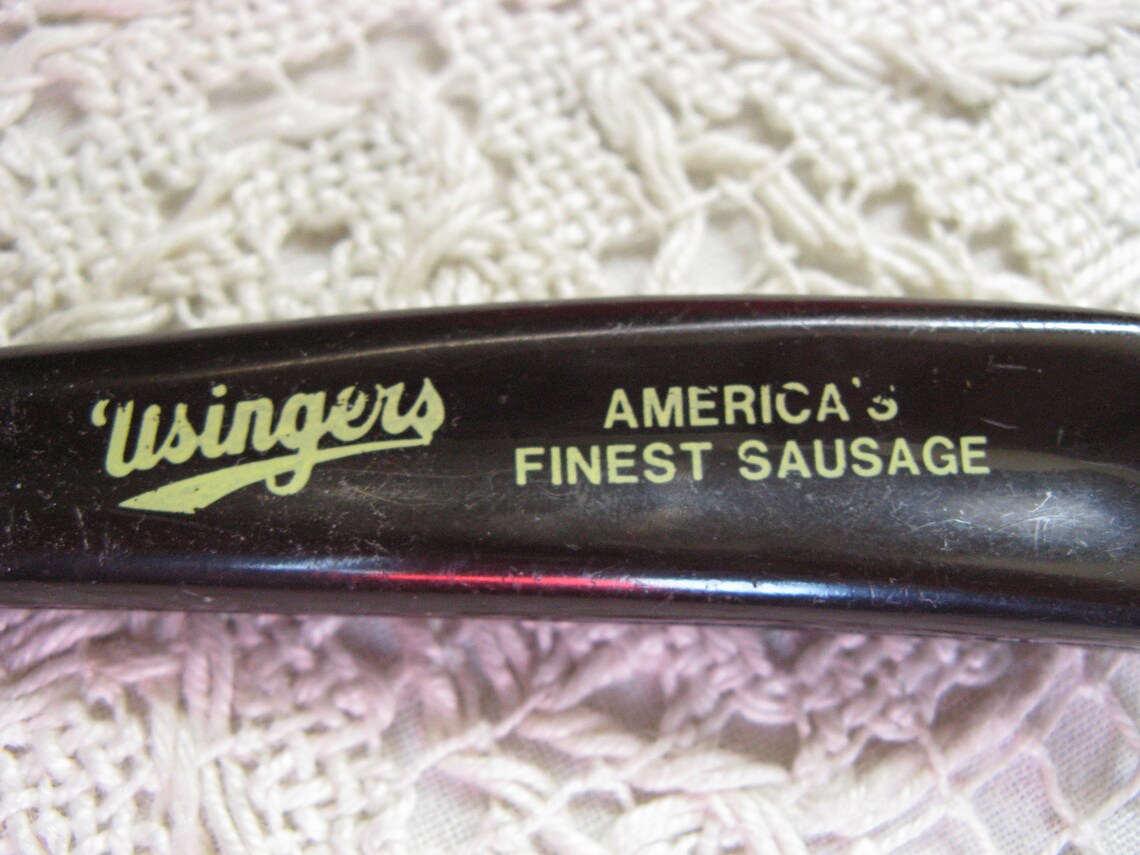 Usingers Vintage Advertising Promo Steak Knife Serrated Etsy