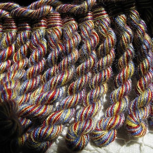 Multicolor Bullion Fringe Sewing Trim 3 inches wide Conso 6 Yards