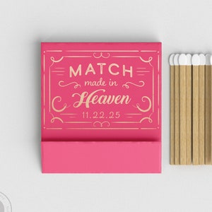 Verijdelde luciferboekjes #8 - Match Made in Heaven - Trouwlucifers, luciferbedankjes, luciferboeken, lucifers, lucifers