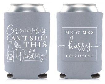 beer koozie wedding favor