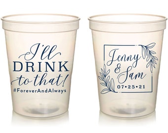 Wedding Stadium Cups #22 Bridal Wedding Favors Party Cup Custom Wedding Cups Vows Are Done