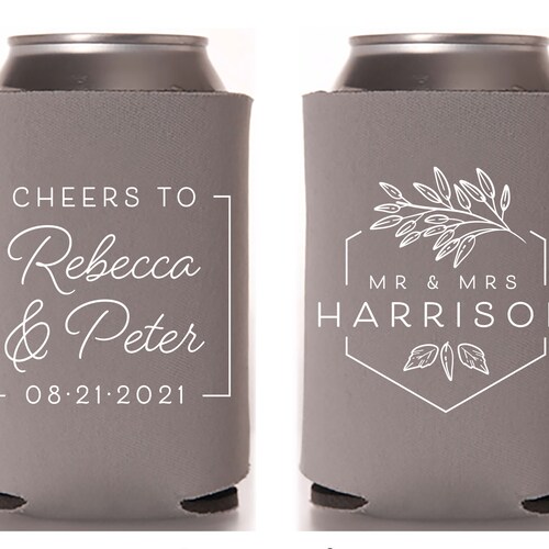 any state State wedding koozies to have and to hold can coolers 1029528487 