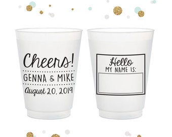 Wedding Frosted Cups