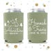 Let The Adventure Begin - Wedding Can Cooler #63R- Custom -  Wedding Favors, Beverage Insulators, Beer Huggers 
