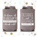 To Have and To Hold - Wedding Can Cooler #92R - Custom - Bridal Wedding Favors, Beverage Insulators, Beer Huggers 