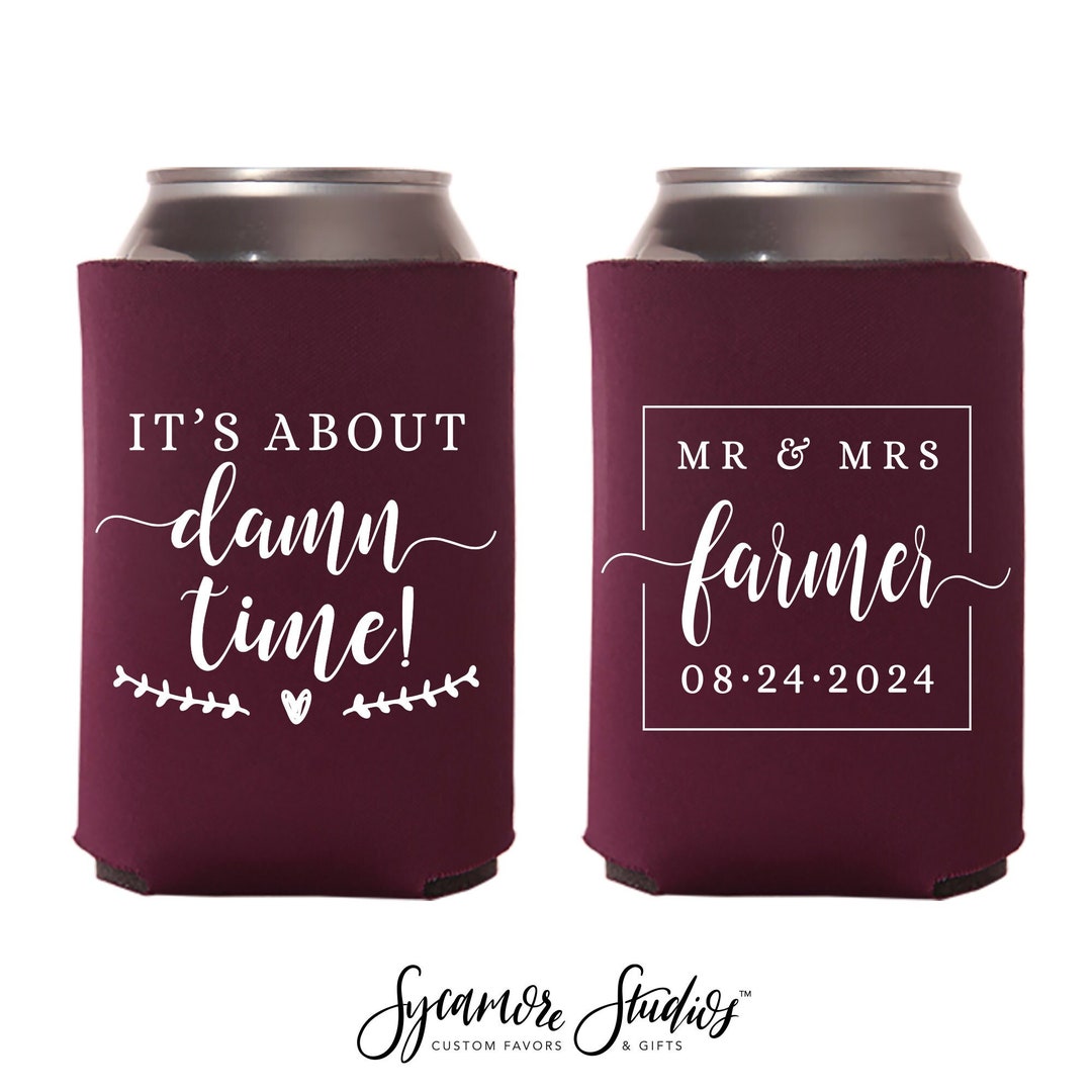 Wedding Can Cooler 163R Our Greatest Adventure Continues Custom Wedding  Favors, Insulated, Can Holder, Wedding Favor, Beer Holder 