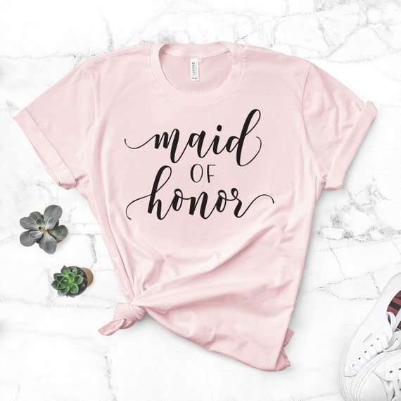 maid of honor t shirt