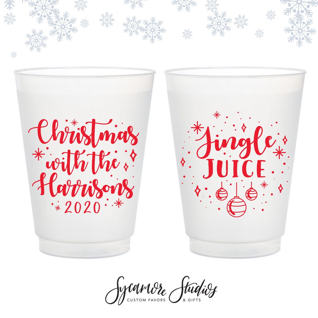 Christmas Present Stack Frosted Cups