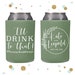 I'll Drink to That - Wedding Can Cooler #141R - Custom - Wedding Favors, Beverage Insulators, Beer Huggers, Wedding Favor, Beer Holder 
