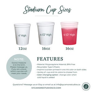 The Hunt is Over - Antlers - Wedding Stadium Cups #71 - Custom - Bridal Wedding Favors, Wedding Cups, Party Cup, Wedding Reception Gifts image 7