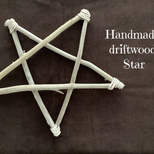Handmade driftwood star