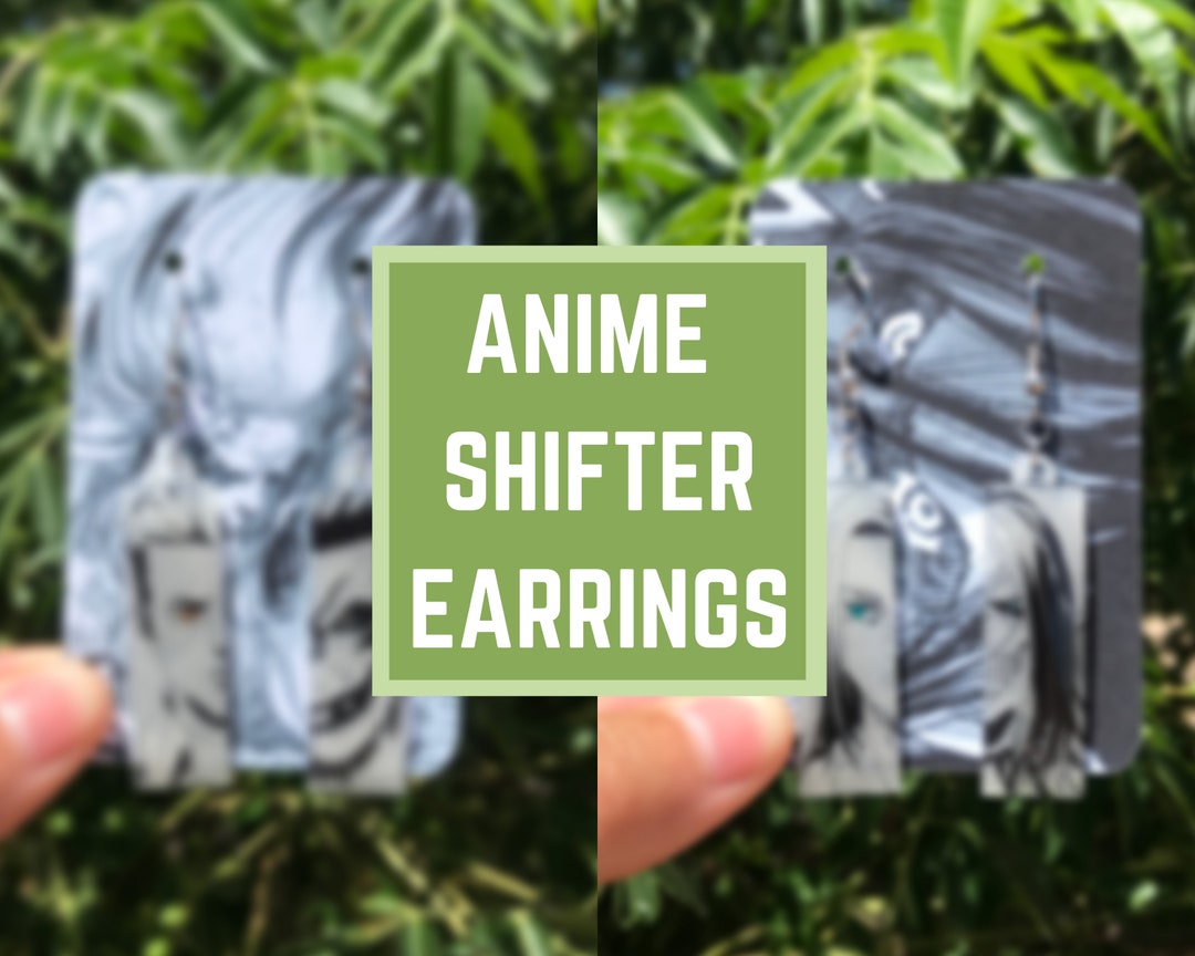 Custom Anime Earrings Anime Shifter Earrings Stainless Steel Etsy