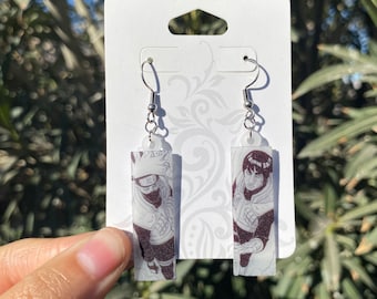 Eternal Rivals Anime Split Earrings, Subtle Anime Jewelry, Kawaii Anime Earrings - READ DESCRIPTION
