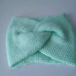 Knitted ear warmers