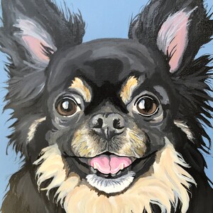 Dog Painting Custom, Pet Portrait, Pet Painting, Custom Pet Portrait, Pet Owner Gift, From Photograph, Pet Lover Gift, Memorial Pet Portrait image 4