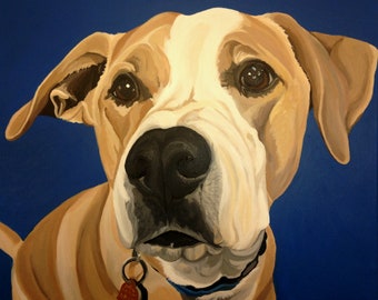 Custom Pet Portrait, Dog Painting Custom, Pet Portrait, Pet Painting, Custom Dog Portrait, From Photo, Pet Lover Gift, Memorial Pet Portrait