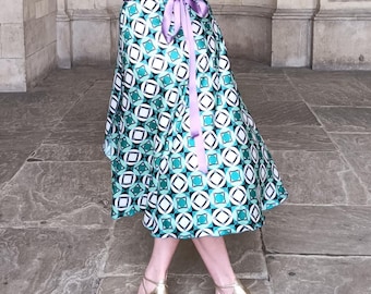 ヒョウ柄ラップスカート：遊び心のあるアルゼンチンタンゴダンス