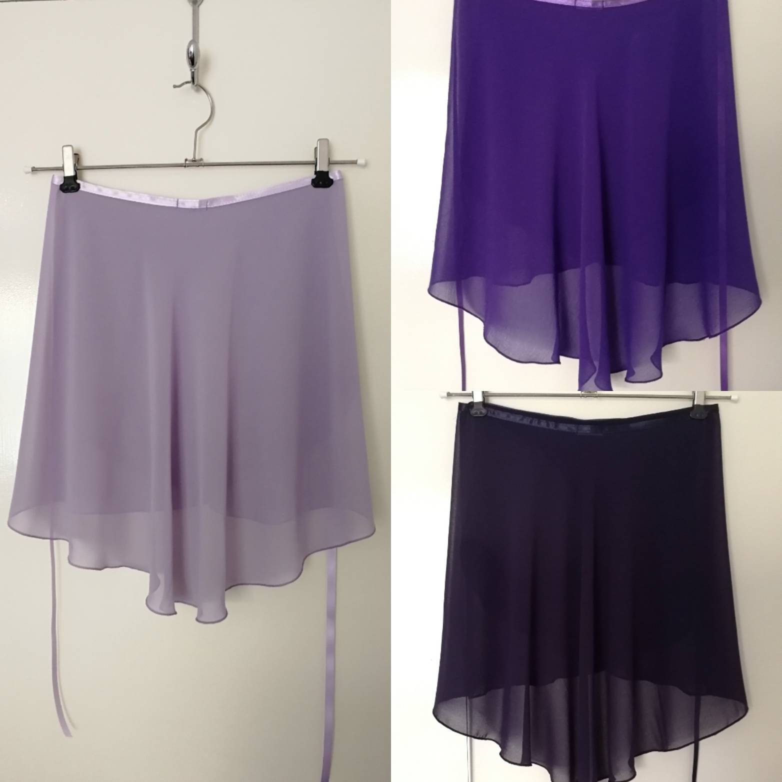 Image of Ballet Wrap Skirts - Purple Shades