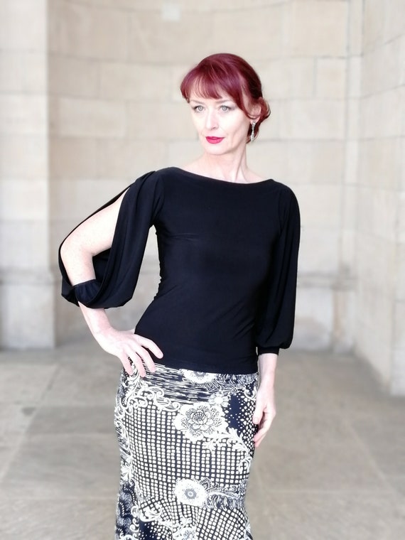 OBERON Tango top with open sleeves main image 1