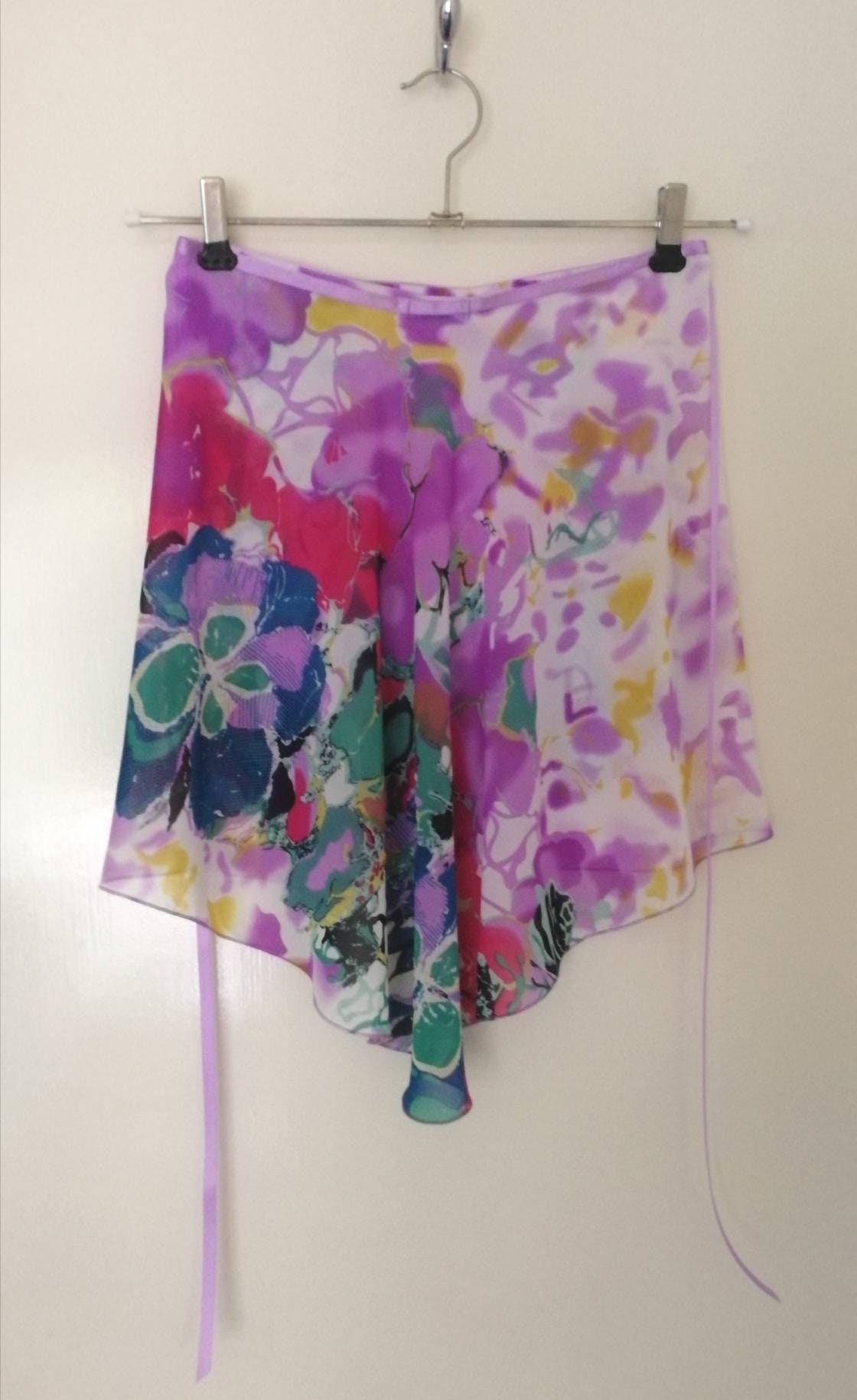 Image of Ballet Wrap Skirt, Dance Chiffon Rehearsal Skirt Paradise