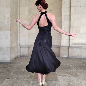 Tangokleid, Tanzkleid, Neckholderkleid, Showkleid - BELINDA Pro
