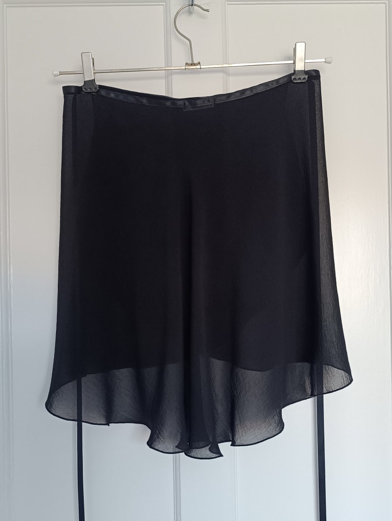 Ballet Skirts, Wrap skirt, Chiffon skirt, Rehearsal skirt : MONOCHROMES image 9