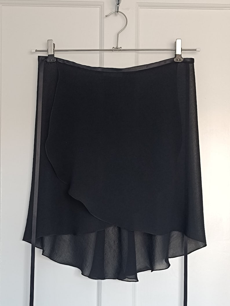 Ballet Skirts, Wrap skirt, Chiffon skirt, Rehearsal skirt : MONOCHROMES image 10