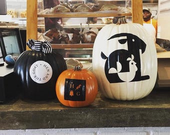 Custom Business Logo Pumpkin