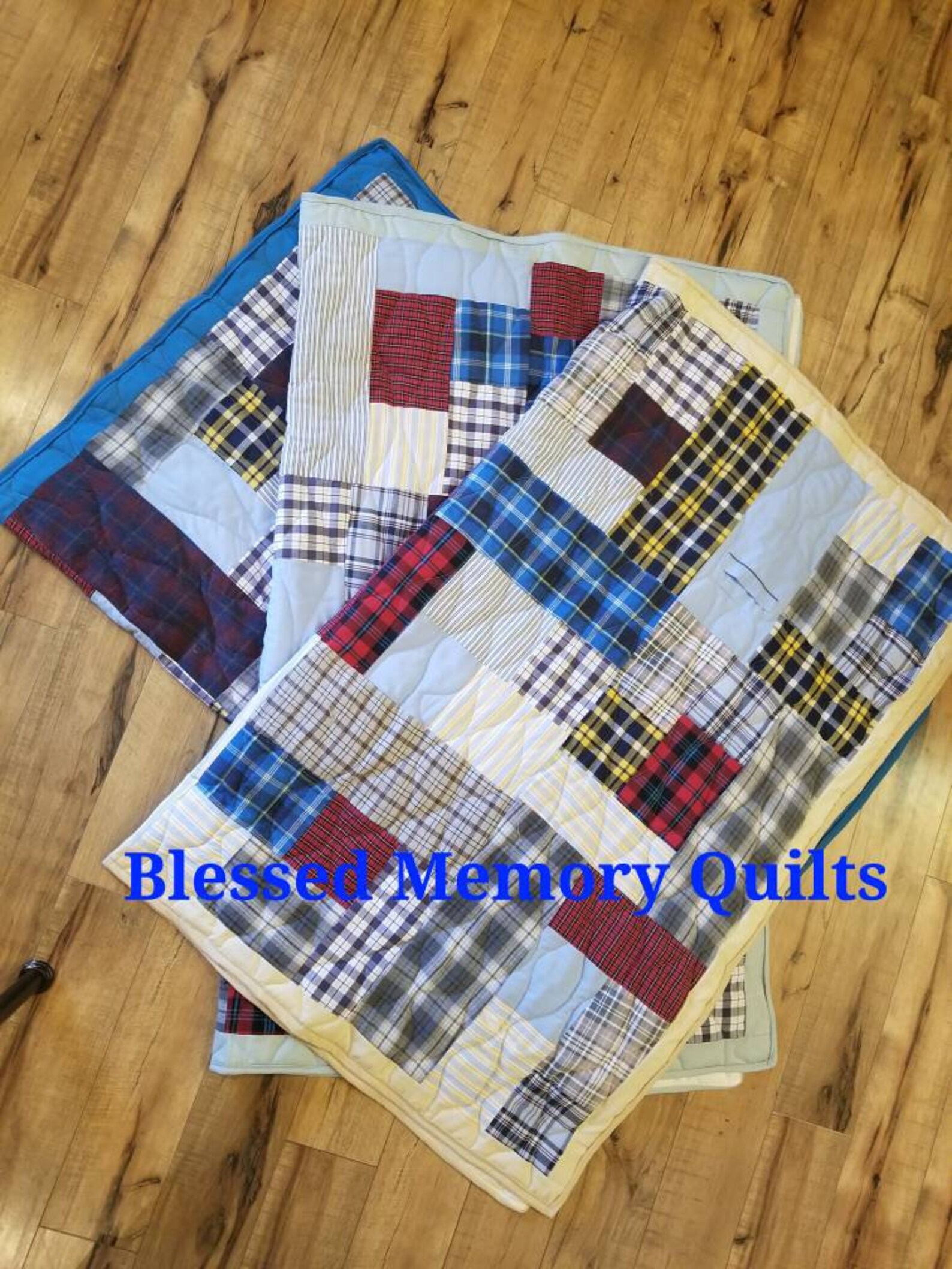 Memory Lap Quilt Made From a Loved Ones Clothing Etsy