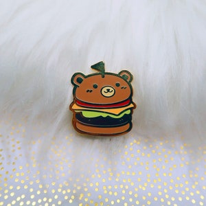 Bear-Ger - Hard Gold Enamel Pin