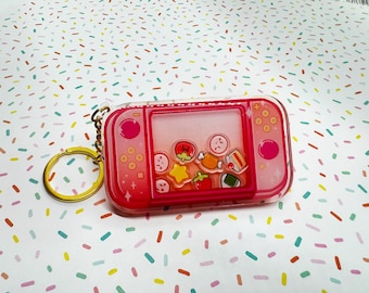Pink Star - Shaker Keychain Charm