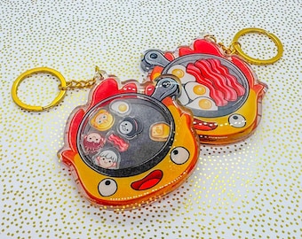 Fire Spirit - Shaker Keychain Charm