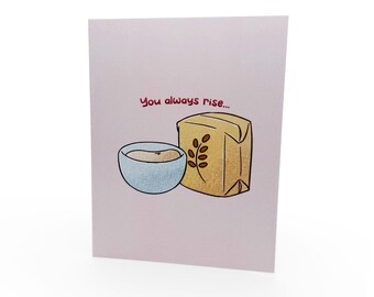 Bread Thank You Card – Funny Illustrated Greeting Card
