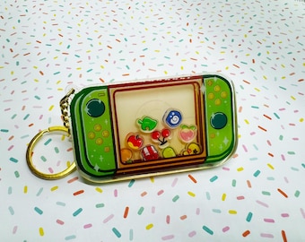 Tropical Island Game - Shaker Keychain Charm