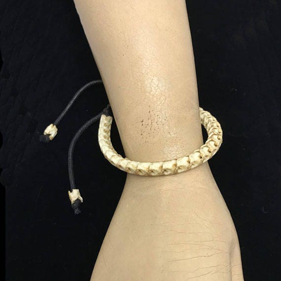 Snake Vertebrae Bracelet//snake Bone Bracelet//men's Etsy