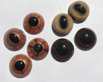 Lotto di otto occhi in vetro tassidermico//occhi in vetro da 20 mm//occhi in vetro tassidermico//lotto di 8 occhi in vetro tassidermico//occhi in vetro tassidermico per rettili