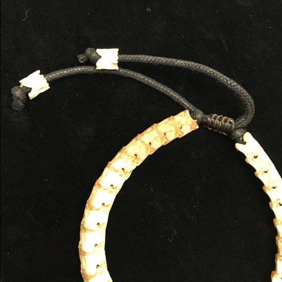 Snake Vertebrae Bracelet//snake Bone Bracelet//men's Etsy