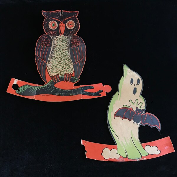 Vintage Halloween Decorations Etsy