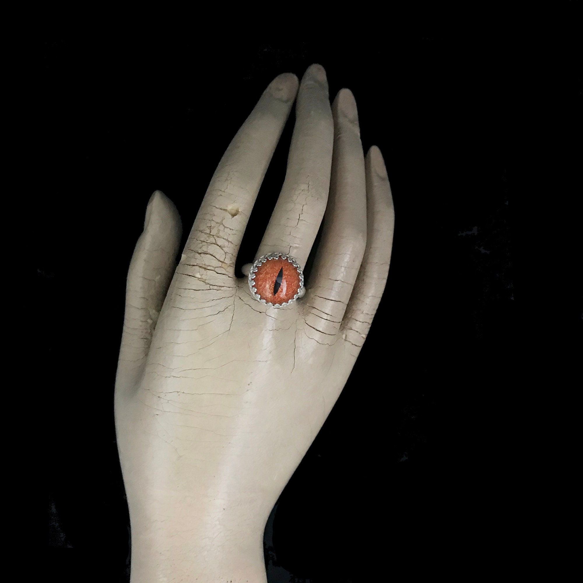 Snake Eye Ring//green Snake Eye Ring//orange Snake Eye Ring Etsy